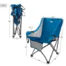 Aktive Folding Camping With Cup Holder & Pocket Stuhl, Coral, 64 x 73 x 8cm
