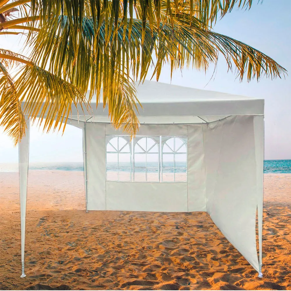 Aktive Garten Arbor 2.7 X 2.7 X 2.4 M, Beige, 2.7 x 2.7 x 2.4m Aktive Garten Arbor 2.7 X 2.7 X 2.4 M, Beige, 2.7 x 2.7 x 2.4m