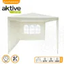 Aktive Garten Arbor 2.7 X 2.7 X 2.4 M, Beige, 2.7 x 2.7 x 2.4m