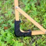 Aktive Glamping 52x45x62 Cm Low Stuhl, Green / brown, One Size