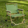 Aktive Glamping 52x45x62 Cm Low Stuhl, Green / brown, One Size