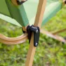 Aktive Glamping 52x45x62 Cm Low Stuhl, Green / brown, One Size