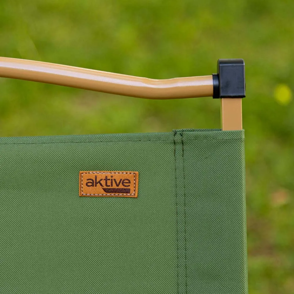 Aktive Glamping 53x53x77 Cm Stuhl, Green / brown, One Size Aktive Glamping 53x53x77 Cm Stuhl, Green / brown, One Size