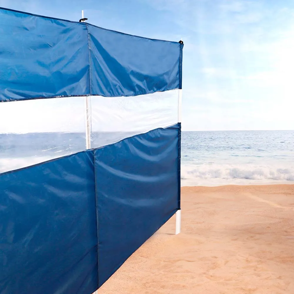 Aktive Good Views 130x440 Cm Windschutzscheibe Zaun Strand, Blue / clear, One Size Aktive Good Views 130x440 Cm Windschutzscheibe Zaun Strand, Blue / clear, One Size