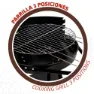 Aktive Grill 3 Beine 42x76.5 Cm, Black, One Size
