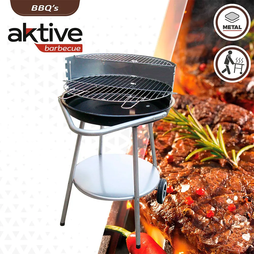 Aktive Grill 51x51x82 Cm, Black, One Size Aktive Grill 51x51x82 Cm, Black, One Size