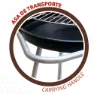 Aktive Grill 51x51x82 Cm, Black, One Size