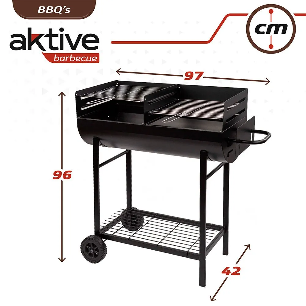 Aktive Grillfest 97x42x96 Cm Refurbished, Black, One Size Aktive Grillfest 97x42x96 Cm Refurbished, Black, One Size