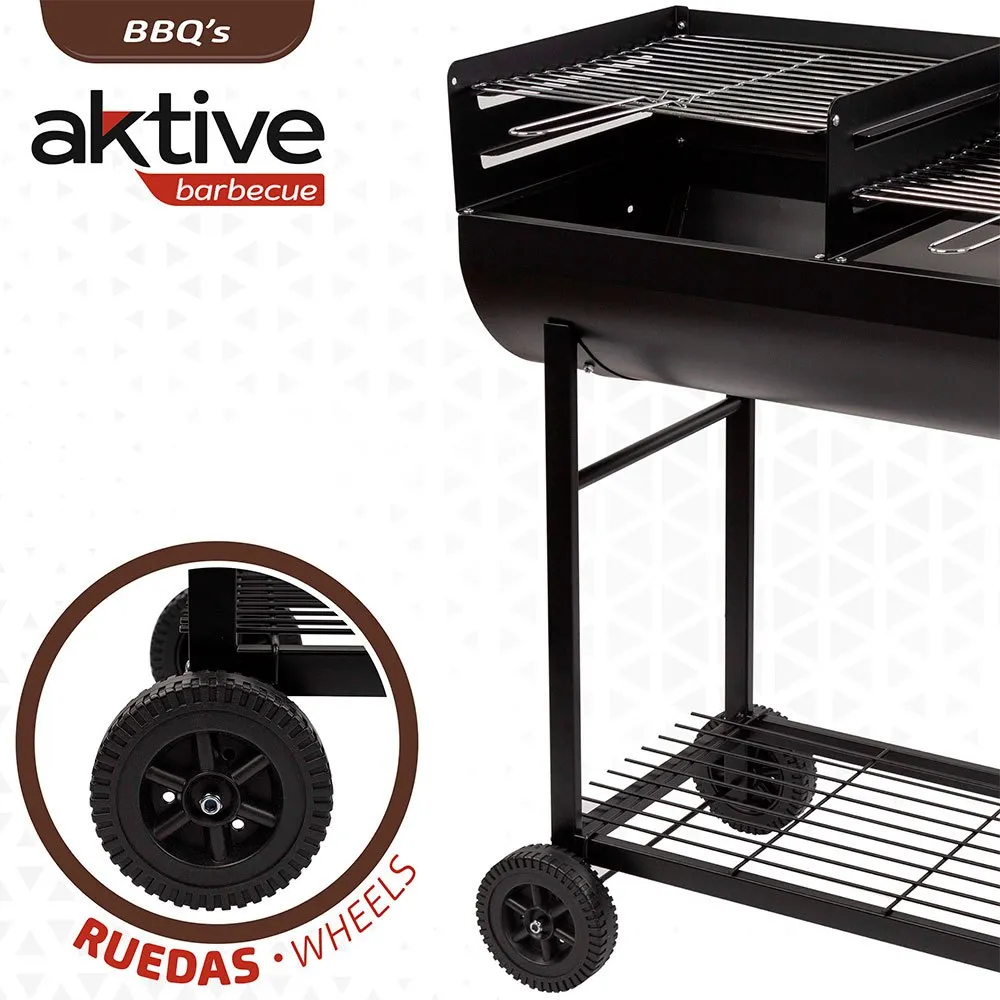 Aktive Grillfest 97x42x96 Cm Refurbished, Black, One Size Aktive Grillfest 97x42x96 Cm Refurbished, Black, One Size