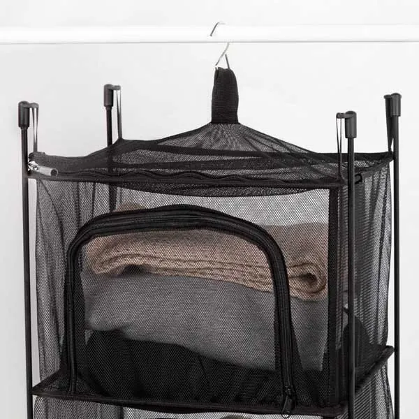 Aktive Hängender Kleiderschrank Organizer 63073, Black, 87 x 38 x 36cm Aktive Hängender Kleiderschrank Organizer 63073, Black, 87 x 38 x 36cm
