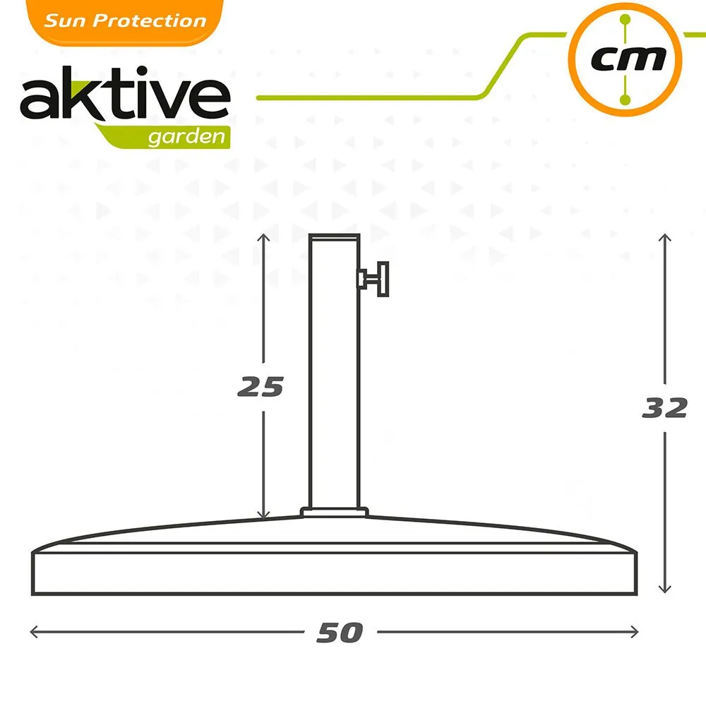 Aktive Halbrunder Sonnenschirmständer Aus Harz Für Den Garten unisex, Black, One Size Aktive Halbrunder Sonnenschirmständer Aus Harz Für Den Garten unisex, Black, One Size