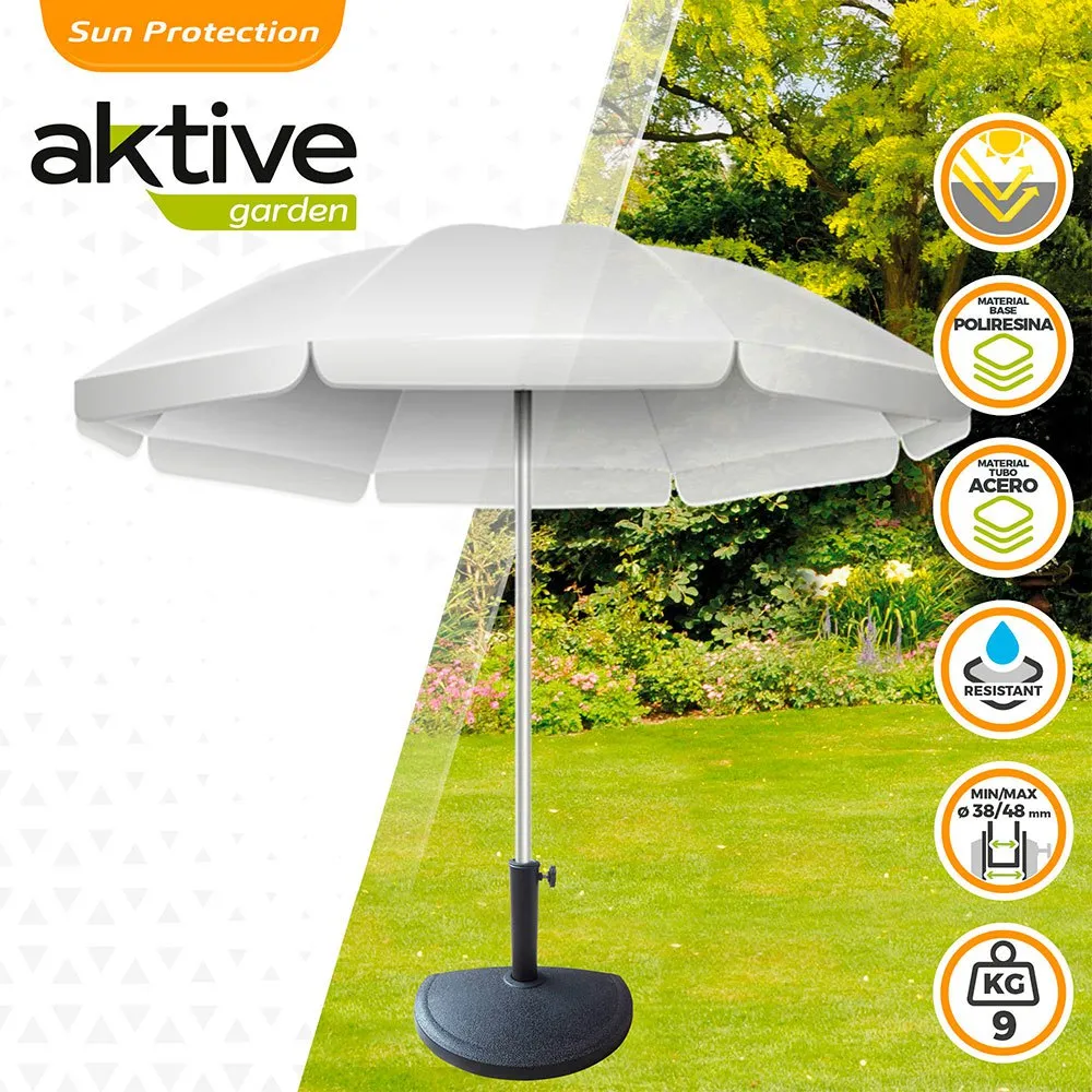 Aktive Halbrunder Sonnenschirmständer Aus Harz Für Den Garten unisex, Black, One Size Aktive Halbrunder Sonnenschirmständer Aus Harz Für Den Garten unisex, Black, One Size