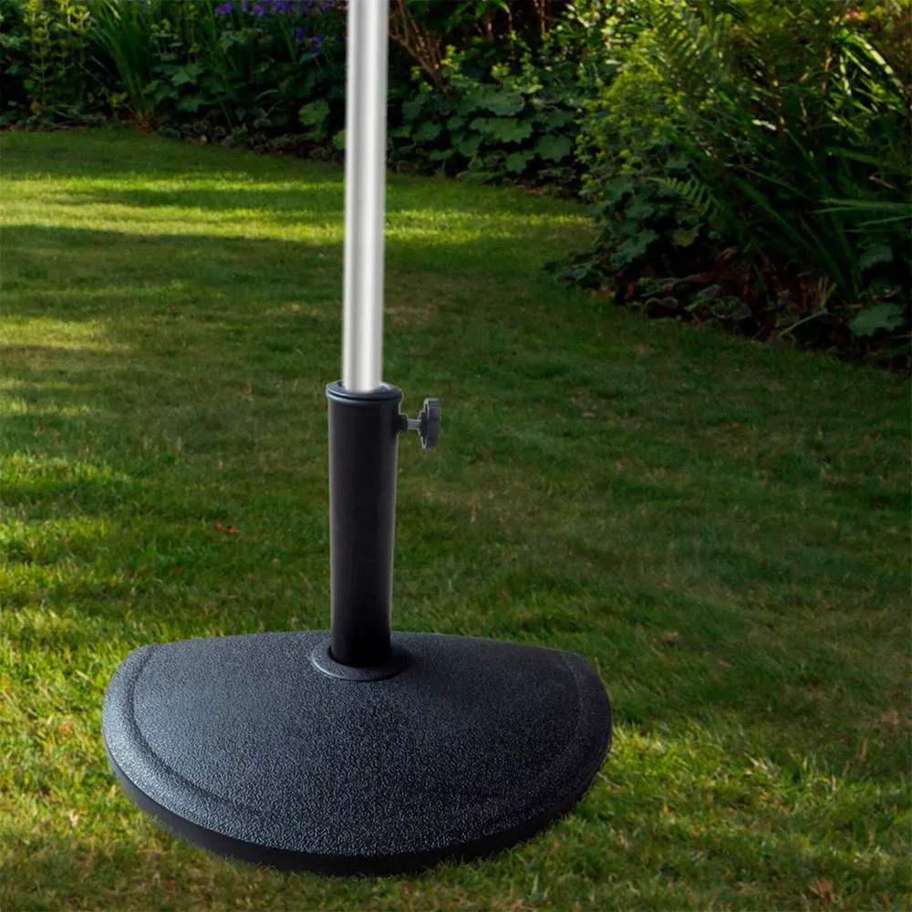 Aktive Halbrunder Sonnenschirmständer Aus Harz Für Den Garten unisex, Black, One Size Aktive Halbrunder Sonnenschirmständer Aus Harz Für Den Garten unisex, Black, One Size