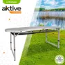 Aktive Height Adjus Folding Camping Table With Mesh Tisch, Grey, One Size