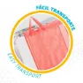 Aktive Hoher Klappbarer Strandstuhl Aus Aluminium, Coral, One Size