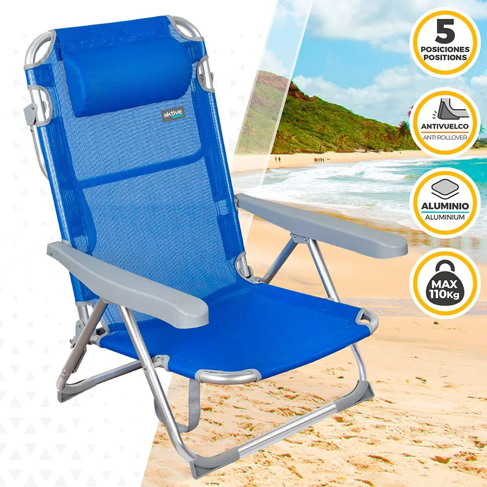 Aktive Hoher Textil-strandkorb 62x60x90 Cm Aktive Hoher Textil-strandkorb 62x60x90 Cm