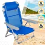 Aktive Hoher Textil-strandkorb 62x60x90 Cm