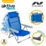 Aktive Hoher Textil-strandkorb 62x60x90 Cm