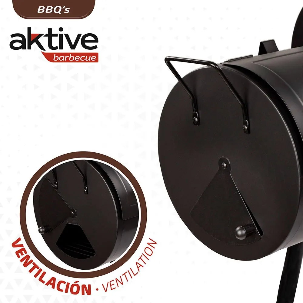 Aktive Holzkohlegrill 106x61x106 Cm, Black, One Size Aktive Holzkohlegrill 106x61x106 Cm, Black, One Size