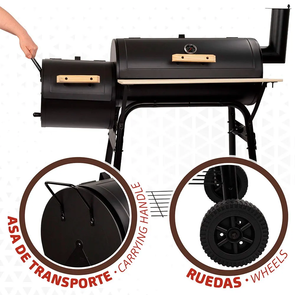 Aktive Holzkohlegrill 106x61x106 Cm, Black, One Size Aktive Holzkohlegrill 106x61x106 Cm, Black, One Size