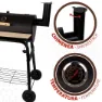 Aktive Holzkohlegrill 106x61x106 Cm, Black, One Size