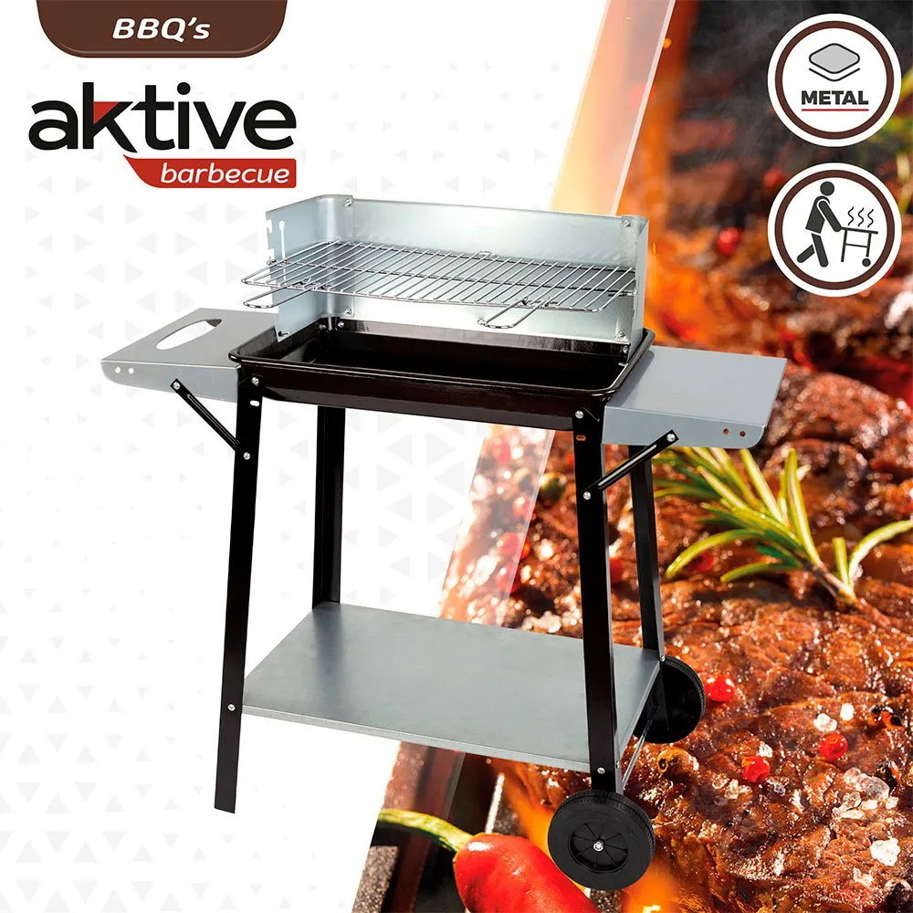 Aktive Holzkohlegrill 90x32x85 Cm, Black, One Size Aktive Holzkohlegrill 90x32x85 Cm, Black, One Size