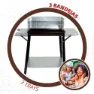 Aktive Holzkohlegrill 90x32x85 Cm, Black, One Size