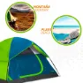 Aktive Iglu 240x210x130 Cm Zelt, Blue / green, 3PL