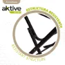 Aktive Jardin Metal 70x50x70 Cm Klapptisch, Black, One Size