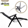 Aktive Klappbare Sonnenliegen Aus Textilen 59x68x108 Cm Refurbished, Black, One Size