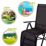 Aktive Klappbare Sonnenliegen Aus Textilen 59x68x108 Cm Refurbished, Black, One Size