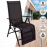 Aktive Klappbare Sonnenliegen Aus Textilen 59x68x108 Cm Refurbished, Black, One Size