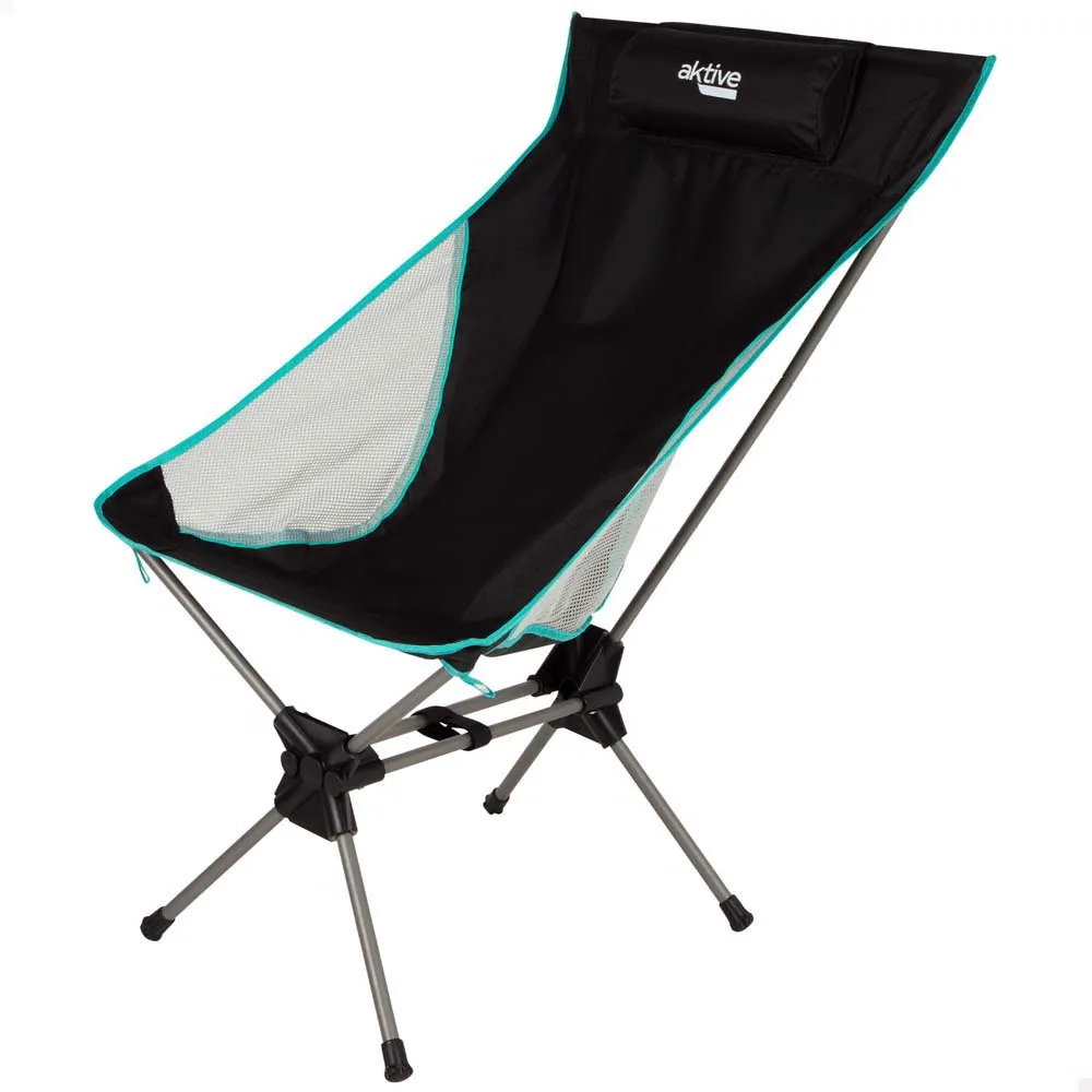 Aktive Klappstuhl 43x55x99 Cm unisex, Black / turquoise, One Size