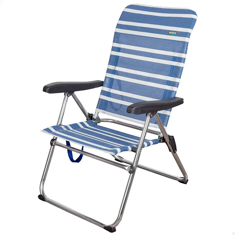 Aktive Klappstuhl 5 Positionen 61x63x93 Cm, Navy, 61 x 63 x 93cm Aktive Klappstuhl 5 Positionen 61x63x93 Cm, Navy, 61 x 63 x 93cm