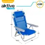 Aktive Klappstuhl 5 Positionen Mit Kissen 60x47x83 Cm, Royal, One Size