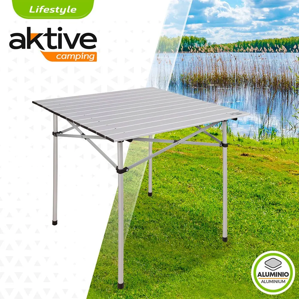 Aktive Klapptisch 70x70x70 Cm, White, One Size Aktive Klapptisch 70x70x70 Cm, White, One Size
