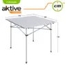 Aktive Klapptisch 70x70x70 Cm, White, One Size