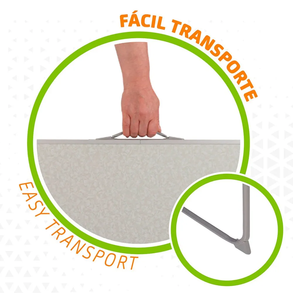Aktive Klapptisch 80x60x70 Cm unisex, White, One Size