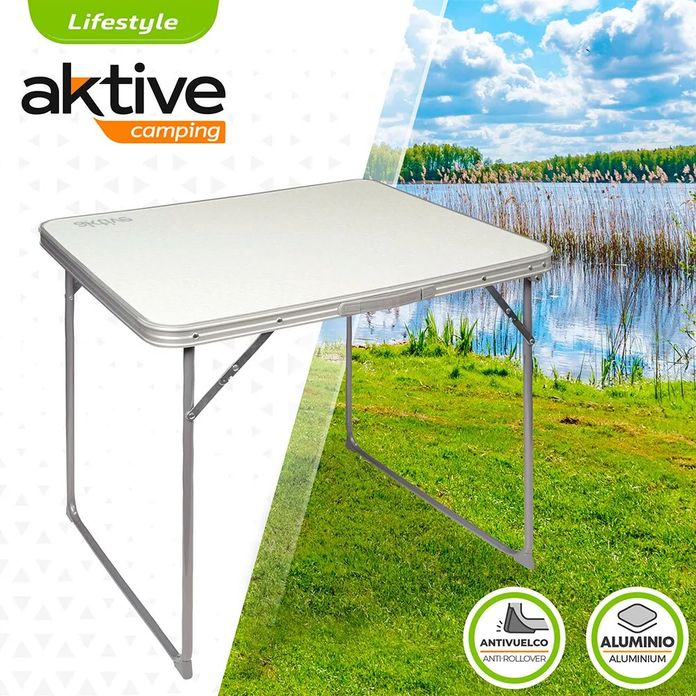 Aktive Klapptisch 80x60x70 Cm, White, One Size Aktive Klapptisch 80x60x70 Cm, White, One Size