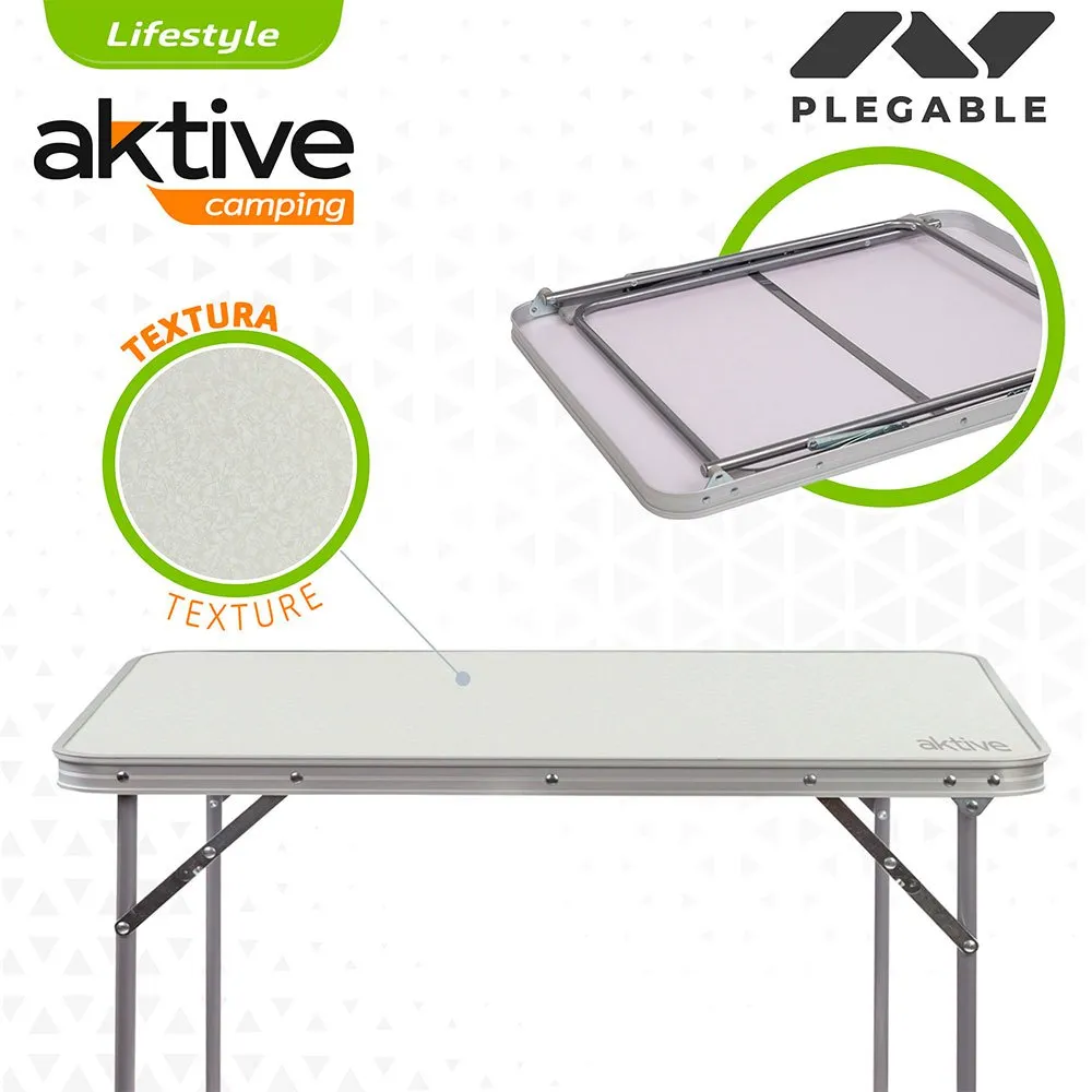Aktive Klapptisch 80x60x70 Cm, White, One Size Aktive Klapptisch 80x60x70 Cm, White, One Size
