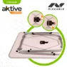 Aktive Klapptisch Höhenverstellbar 80x60x 50-69 Cm, White, One Size