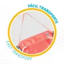 Aktive Niedriger Klappstrandstuhl Aus Aluminium unisex, Coral, One Size