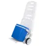 Aktive Niedriger Klappstuhl Aus Aluminium Mit Rollen unisex, White / grey, 101 x 41 x 42cm