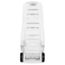 Aktive Niedriger Klappstuhl Aus Aluminium Mit Rollen, White / grey, 101 x 41 x 42cm