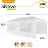 Aktive Polyester Faltzelt 300x600x260 Cm unisex, White, One Size