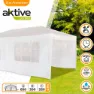 Aktive Polyester Faltzelt 300x600x260 Cm unisex, White, One Size