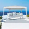 Aktive Quadratischer Pavillon 300x300x250 Cm, White, One Size
