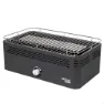 Aktive Rauchfreier Rechteckiger Grill, Black, 42 x 23cm