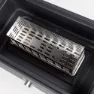 Aktive Rauchfreier Rechteckiger Grill, Black, 42 x 23cm