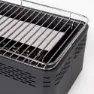 Aktive Rauchfreier Rechteckiger Grill, Black, 42 x 23cm